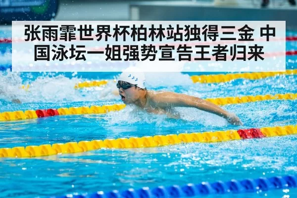 张雨霏世界杯柏林站独得三金 中国泳坛一姐强势宣告王者归来